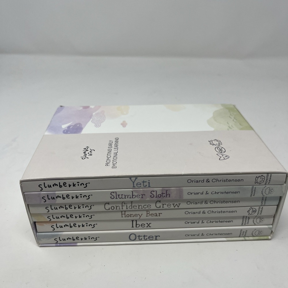 Slumberkins Promotes Early Emotional Learning Childrens Books Box Set of 6 - Picture 2 of 7